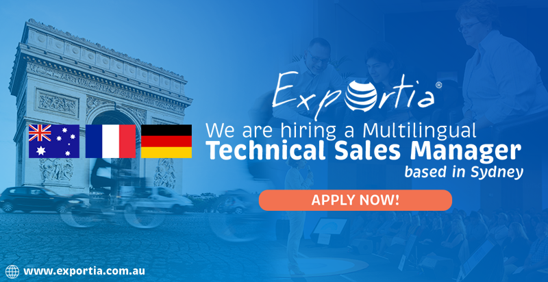 Exportia is Recruiting a Multilingual Technical Sales Manager