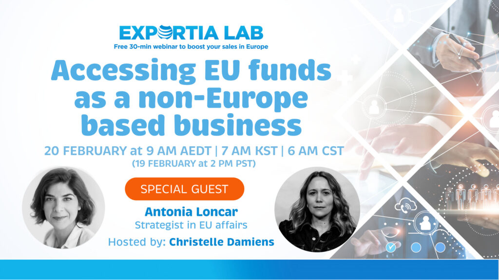 Exportia Lab: Accessing EU funds as a non-Europe based business